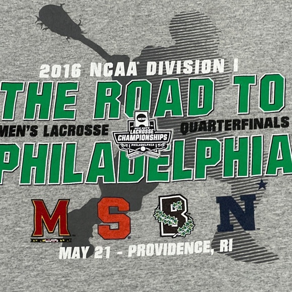 2016 NCAA Final Four Lacrosse College NCAA Champion Tee Tshirt - Picture 5 of 8